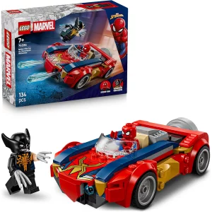LEGO 76336 Spider-Man et sa voiture contre Wolverine vénomisé — meilleur prix sur Planet-Brick (visuel principal)