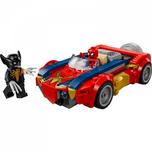 LEGO 76336 Spider-Man et sa voiture contre Wolverine vénomisé — comparateur de prix sur Planet-Brick (vue détail 1)