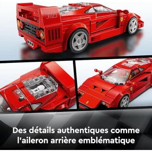 LEGO 76934 Supercar Ferrari F40 — comparatif marchands sur Planet-Brick (vue détail 16)