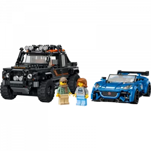 LEGO 77264 La Jaguar Project 7 et le Land Rover Defender — comparateur de prix sur Planet-Brick (vue détail 1)