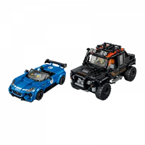 LEGO 77264 La Jaguar Project 7 et le Land Rover Defender — comparez les prix sur Planet-Brick (vue détail 4)