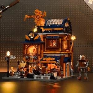 Lumibricks 11015 Steampunk Mechanical Workshop — où acheter au meilleur tarif sur Planet-Brick (vue détail 2)