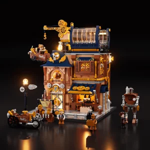 Lumibricks 11015 Steampunk Mechanical Workshop — bons plans et promos sur Planet-Brick (vue détail 3)