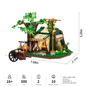 Lumibricks 12014 Ranger Camp — comparatif marchands sur Planet-Brick (vue détail 7)