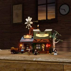Lumibricks 14015 Western Carpentry Workshop — où acheter au meilleur tarif sur Planet-Brick (vue détail 2)