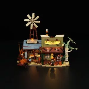 Lumibricks 14015 Western Carpentry Workshop — bons plans et promos sur Planet-Brick (vue détail 3)