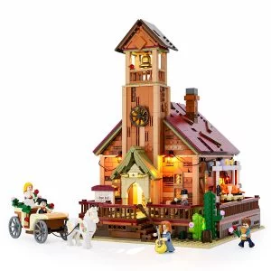 Lumibricks 14016 Wild West Meeting Hall — comparateur de prix sur Planet-Brick (vue détail 1)