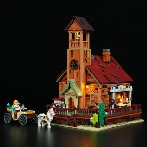 Lumibricks 14016 Wild West Meeting Hall — où acheter au meilleur tarif sur Planet-Brick (vue détail 2)