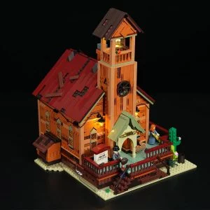 Lumibricks 14016 Wild West Meeting Hall — bons plans et promos sur Planet-Brick (vue détail 3)