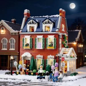 Lumibricks 15009 Redbrick Row House — où acheter au meilleur tarif sur Planet-Brick (vue détail 2)