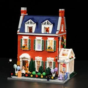 Lumibricks 15009 Redbrick Row House — bons plans et promos sur Planet-Brick (vue détail 3)