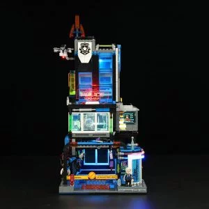 Lumibricks 17009 Cyberpunk Police HQ — où acheter au meilleur tarif sur Planet-Brick (vue détail 2)