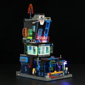 Lumibricks 17009 Cyberpunk Police HQ — bons plans et promos sur Planet-Brick (vue détail 3)