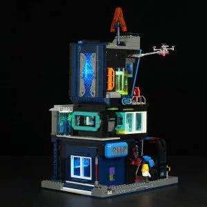 Lumibricks 17009 Cyberpunk Police HQ — meilleure offre du moment sur Planet-Brick (vue détail 5)