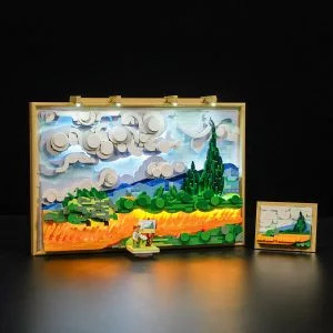 Lumibricks 21001 Wheat Field with Cypresses — bons plans et promos sur Planet-Brick (vue détail 3)