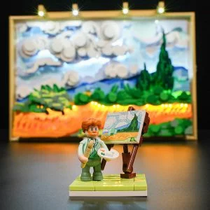 Lumibricks 21001 Wheat Field with Cypresses — meilleure offre du moment sur Planet-Brick (vue détail 5)