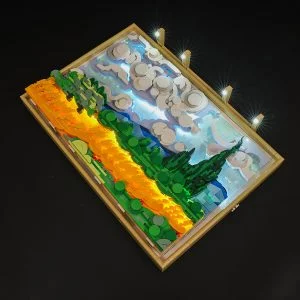Lumibricks 21001 Wheat Field with Cypresses — prix le plus bas sur Planet-Brick (vue détail 6)