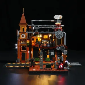 Lumibricks F9007 Steampunk Train Station — comparateur de prix sur Planet-Brick (vue détail 1)