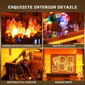 Lumibricks F9021 Western Saloon — meilleure offre du moment sur Planet-Brick (vue détail 5)