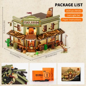 Lumibricks F9021 Western Saloon — comparatif marchands sur Planet-Brick (vue détail 7)