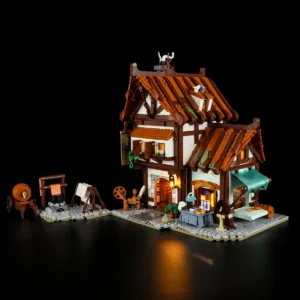 Lumibricks F9038 Medieval Tailor Shop — comparez les prix sur Planet-Brick (vue détail 4)