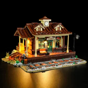 Lumibricks F9039 West Train Station — comparateur de prix sur Planet-Brick (vue détail 1)