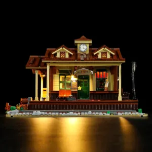 Lumibricks F9039 West Train Station — où acheter au meilleur tarif sur Planet-Brick (vue détail 2)