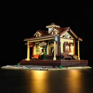 Lumibricks F9039 West Train Station — bons plans et promos sur Planet-Brick (vue détail 3)