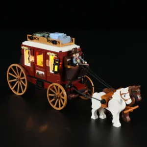Lumibricks F9052 Western Stagecoach — bons plans et promos sur Planet-Brick (vue détail 3)