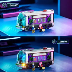Lumibricks F9060 Le Bus du Futur — comparatif marchands sur Planet-Brick (vue détail 7)