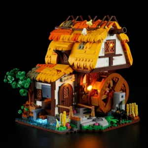 Lumibricks F9061 Medieval Water Mill — où acheter au meilleur tarif sur Planet-Brick (vue détail 2)
