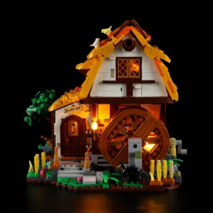Lumibricks F9061 Medieval Water Mill — bons plans et promos sur Planet-Brick (vue détail 3)