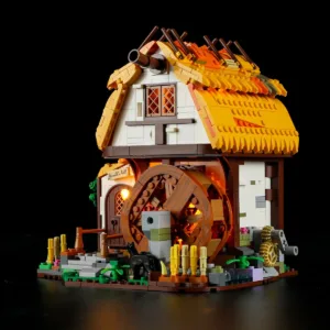 Lumibricks F9061 Medieval Water Mill — meilleure offre du moment sur Planet-Brick (vue détail 5)