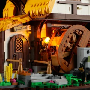 Lumibricks F9061 Medieval Water Mill — prix le plus bas sur Planet-Brick (vue détail 6)