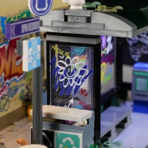 Lumibricks F9066 Abribus Graffiti — prix le plus bas sur Planet-Brick (vue détail 6)