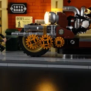 Lumibricks F9067 Steampunk Motorcycle Pursuit — bons plans et promos sur Planet-Brick (vue détail 3)