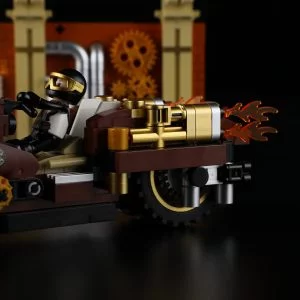 Lumibricks F9067 Steampunk Motorcycle Pursuit — comparez les prix sur Planet-Brick (vue détail 4)