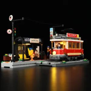 Lumibricks L9084 Heritage Tram and Station — bons plans et promos sur Planet-Brick (vue détail 3)