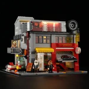 Lumibricks L9088 Garage MOD de rue — où acheter au meilleur tarif sur Planet-Brick (vue détail 2)