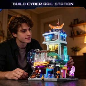 Lumibricks L9098 Station de Train Flottant — bons plans et promos sur Planet-Brick (vue détail 3)