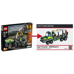 nico71 42080_HARVESTER 42080 Model C – Forwarder — où acheter au meilleur tarif sur Planet-Brick (vue détail 2)