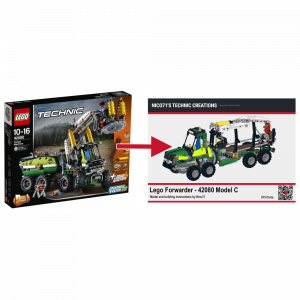 nico71 42080_HARVESTER 42080 Model C – Forwarder — où acheter au meilleur tarif sur Planet-Brick (vue détail 2)