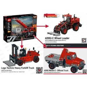 nico71 42082_FORKLIFT_ONLY 42082 Model D – Forklift Truck — meilleure offre du moment sur Planet-Brick (vue détail 5)
