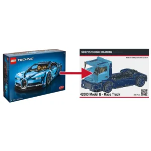 nico71 42083_TRUCK 42083 Model B – Race Truck — bons plans et promos sur Planet-Brick (vue détail 3)