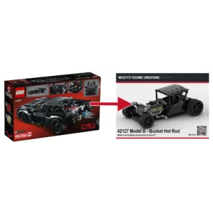 nico71 42127_HOTROD 42127 Model B – Bucket Hot Rod — comparez les prix sur Planet-Brick (vue détail 4)