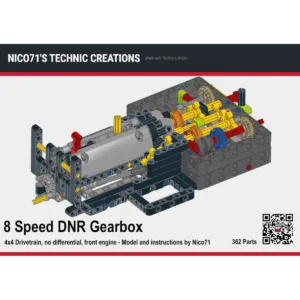 nico71 8_SPEED_GEARBOX 8 Speed Sequential Gearbox with DNR Selector — meilleur prix sur Planet-Brick (visuel principal)