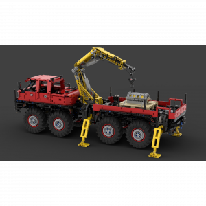 nico71 8X8_OFFROAD_TRUCK Articulated 8×8 Offroad Truck — où acheter au meilleur tarif sur Planet-Brick (vue détail 2)