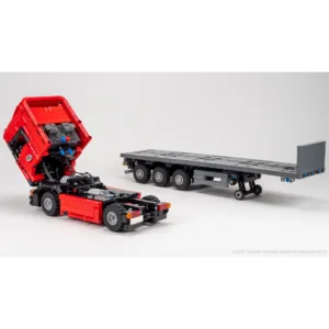 nico71 EU-TRUCK-TRAILER-PDF Euro-Truck and Steering Axle Trailer — où acheter au meilleur tarif sur Planet-Brick (vue détail 11)