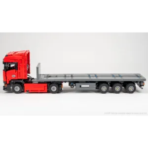 nico71 EU-TRUCK-TRAILER-PDF Euro-Truck and Steering Axle Trailer — où acheter au meilleur tarif sur Planet-Brick (vue détail 2)