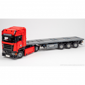 nico71 EU-TRUCK-TRAILER-PDF Euro-Truck and Steering Axle Trailer — bons plans et promos sur Planet-Brick (vue détail 3)